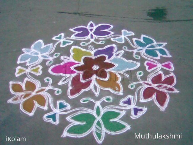 Rangoli: Colourful Butterflies