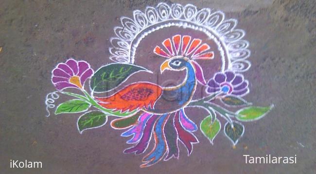 Rangoli: Peacock