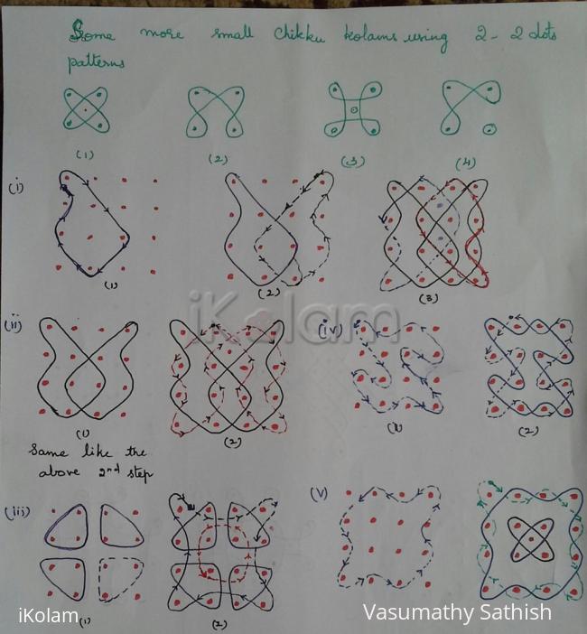 Rangoli: Basic Patterns for Chikku Kolams - 7