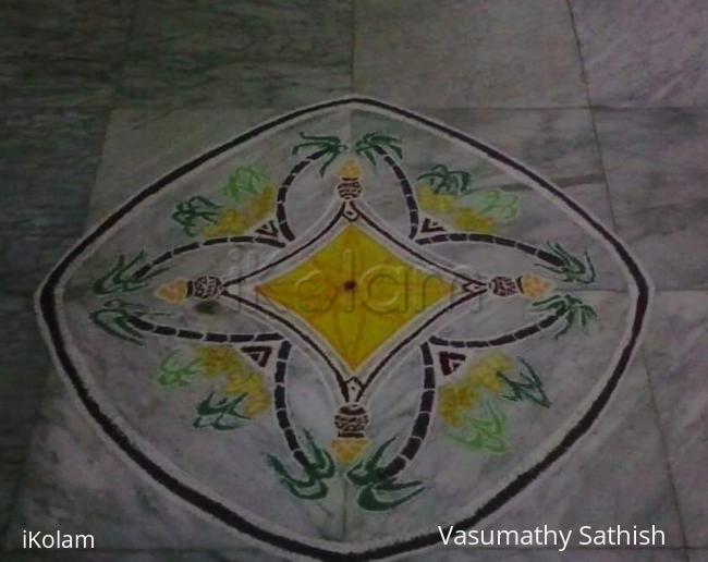 Rangoli: Padi kolam for pongal