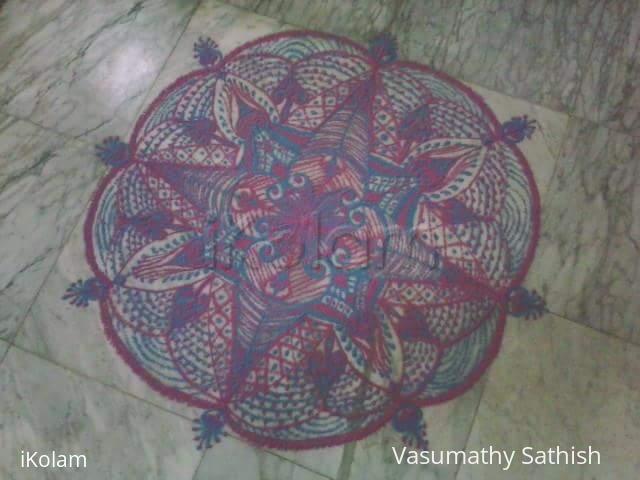 Rangoli: freehand rangoli for margazhi