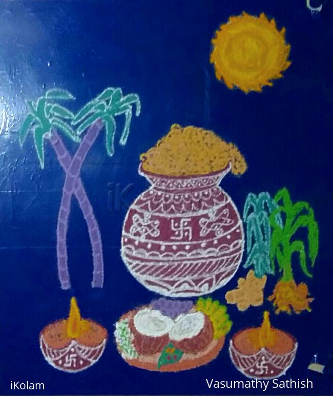 Rangoli: Happy Pongal to all 