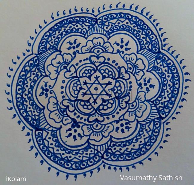 Rangoli: Freehand rangoli 