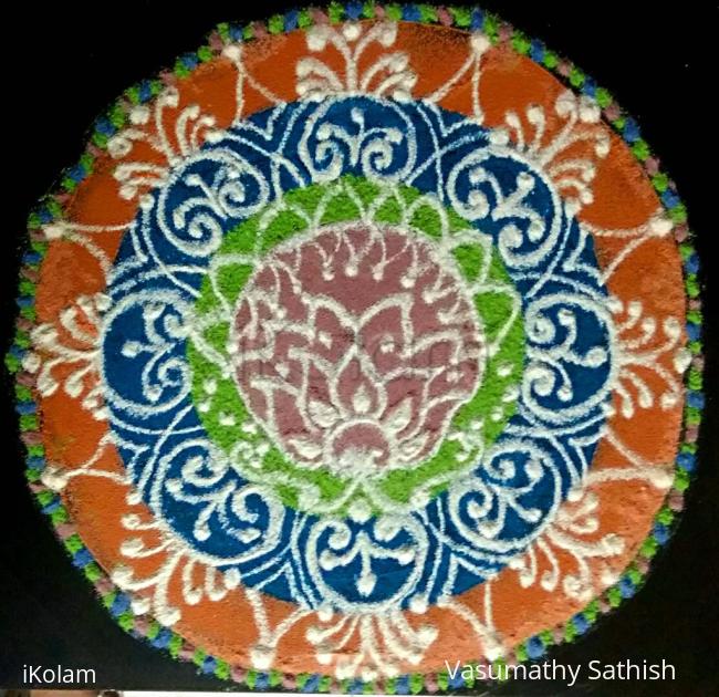 Rangoli: Sanskar Bharthi Rangoli / Freehand Rangoli 