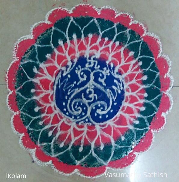 Rangoli: Happy Ugadi to all.