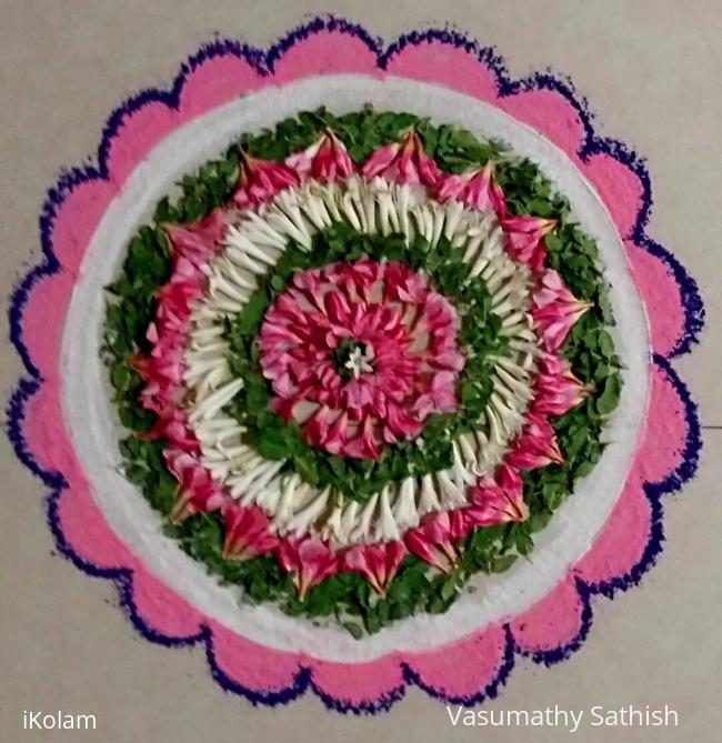 Rangoli: Poo Kolam 006