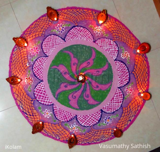 Rangoli: Margazhi  Kolam 03 - Dec. 2016