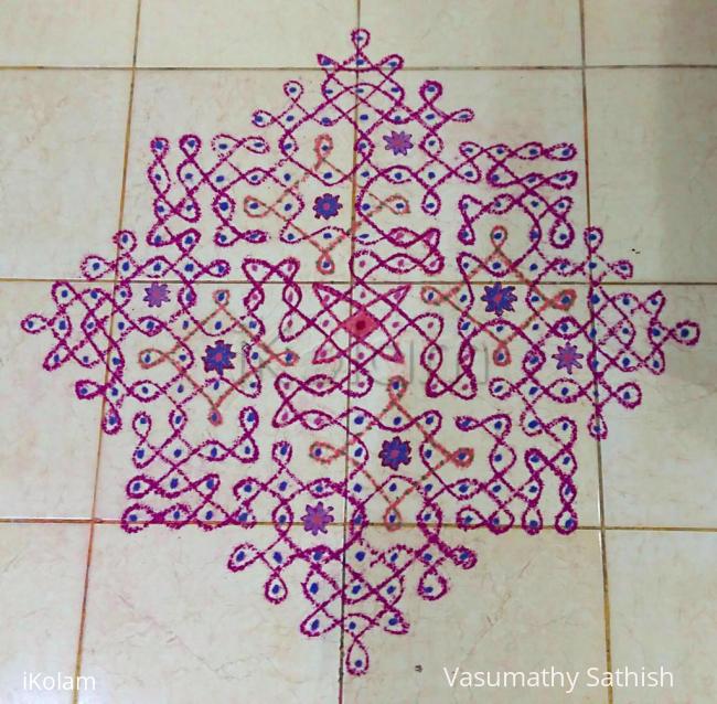 Rangoli: Margazhi  Kolam 04- Dec. 2016