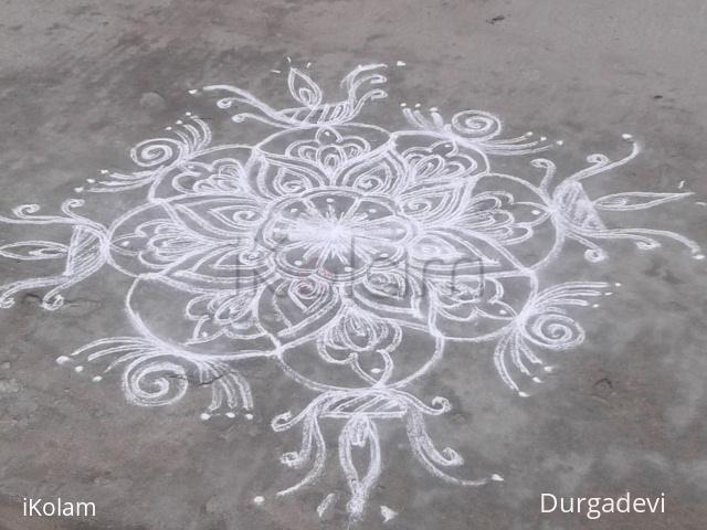 Rangoli: simple rangoli