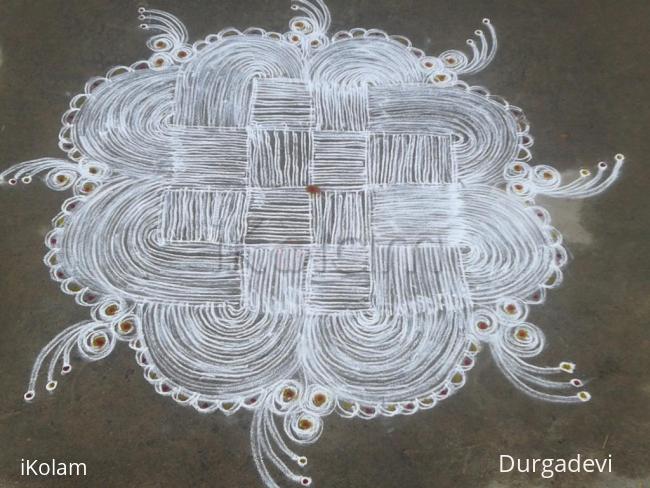 Rangoli: birthday kolam