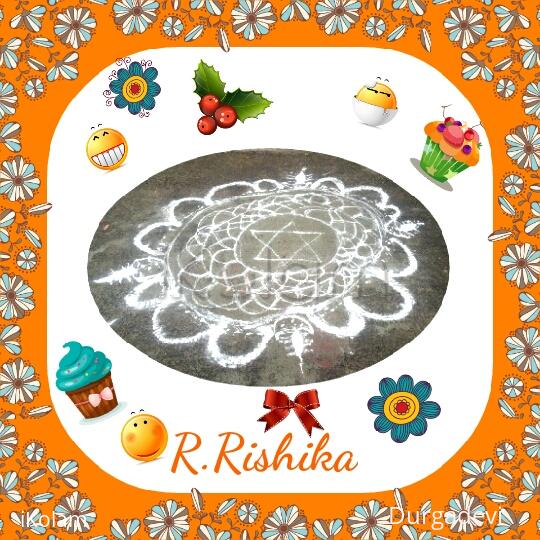 Rangoli: My Daughter's special kolam