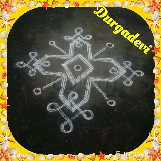 Rangoli: Tuesday kolam by DD