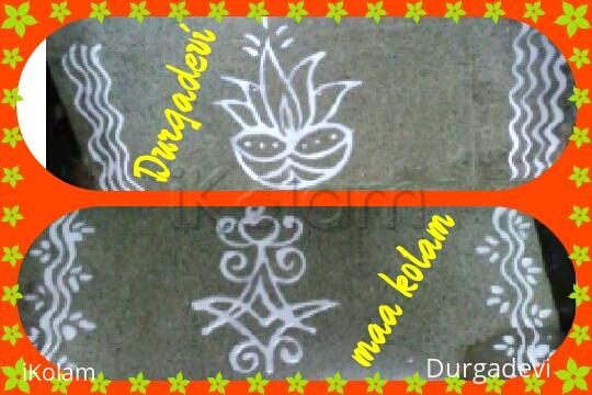 Rangoli: Border kolam by DD