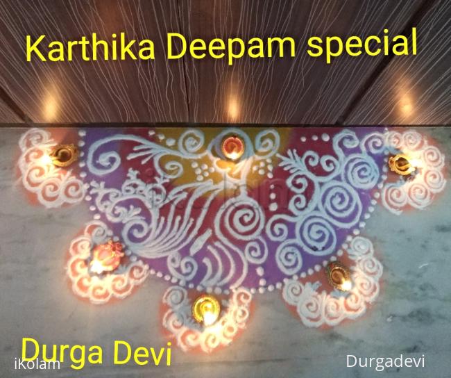 Rangoli: Sanskar barathi Rangoli for Karthigai Deepam special