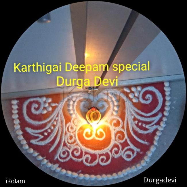 Rangoli: Karthigai Deepam special kolam 7