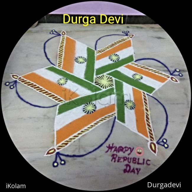 Rangoli: REPUBLIC DAY SPECIAL DOT KOLAM