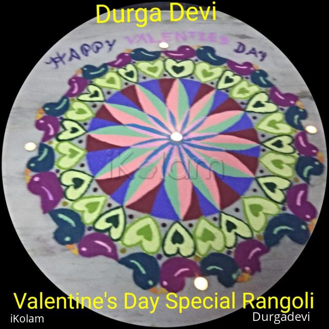 Rangoli: Valentine's Day Special Rangoli