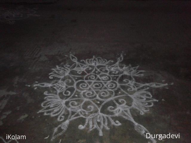 Rangoli: DD star kolam