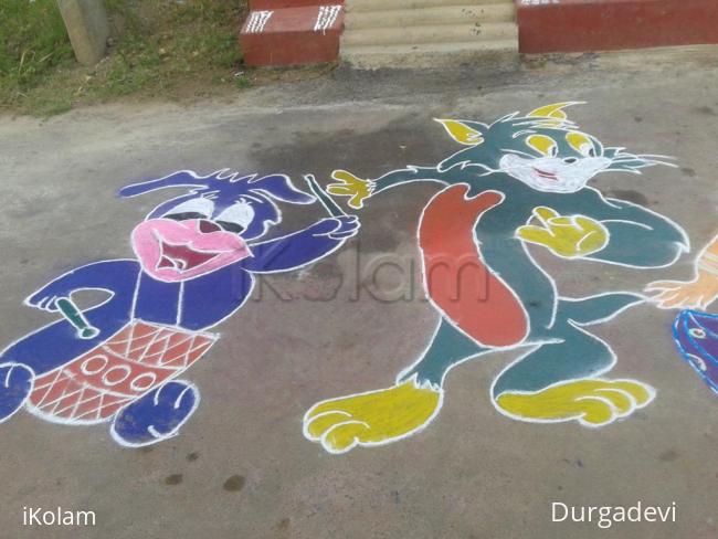 Rangoli: DD HAPPPY SUMMER HOLIDAY KIDS