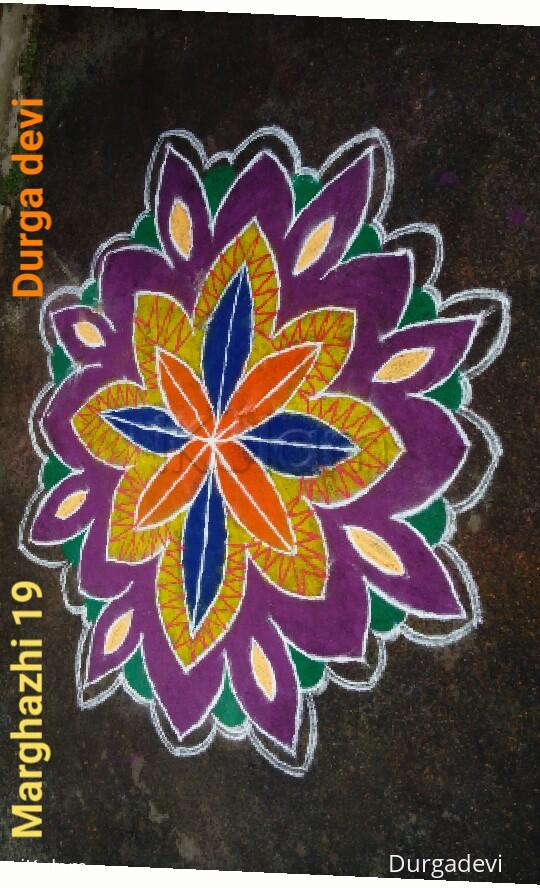 Rangoli: Marghazhi  kolam 19