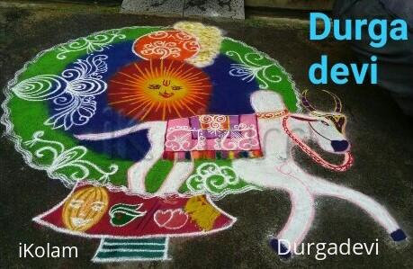 Rangoli: Mattu Pongal kolam