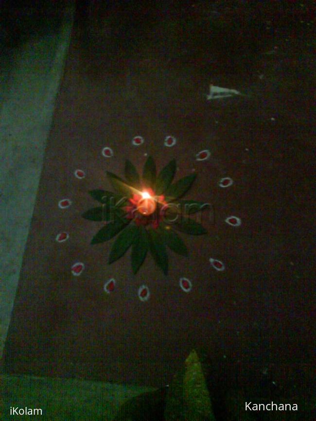 Rangoli: karthigai deepam