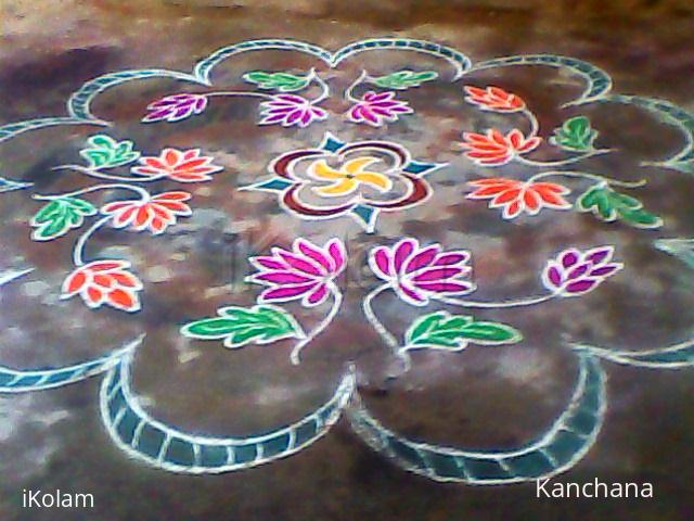 Rangoli: rangoli on kaanum pongal 2014