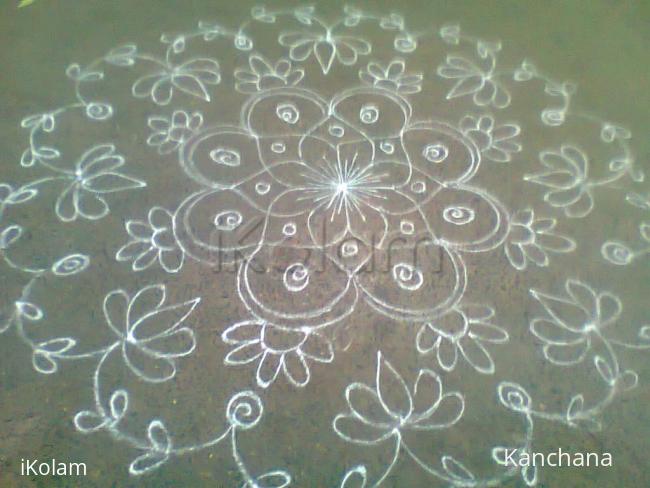 Rangoli: friday kolam