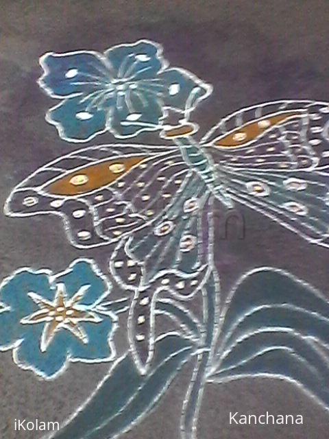 Rangoli: Margazhi 2016 -Butterfly & flower