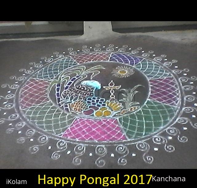 Rangoli: Pongal greetings