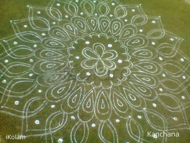 Rangoli: freehand rangoli