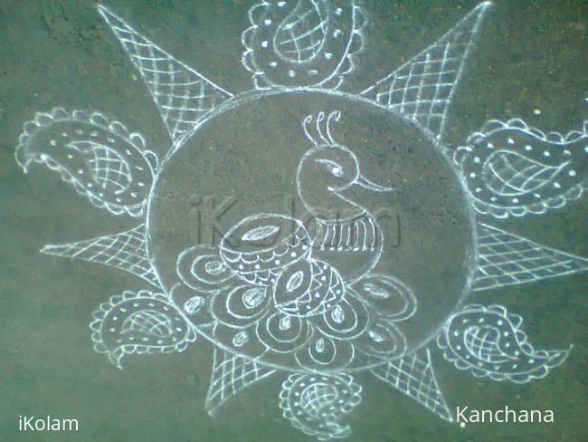 Rangoli: welcome aadi