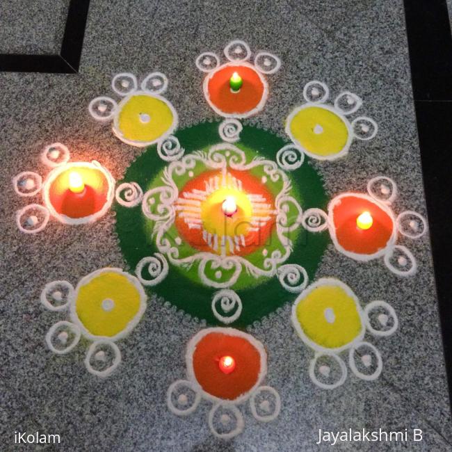 Rangoli: Happy diwali