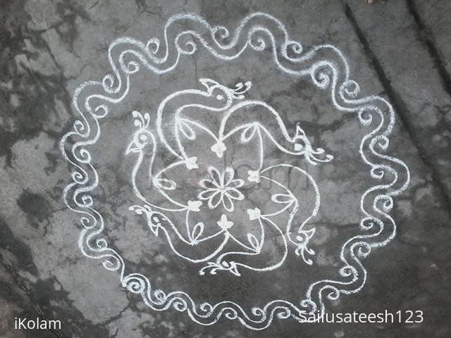 Rangoli: Friday kolam .