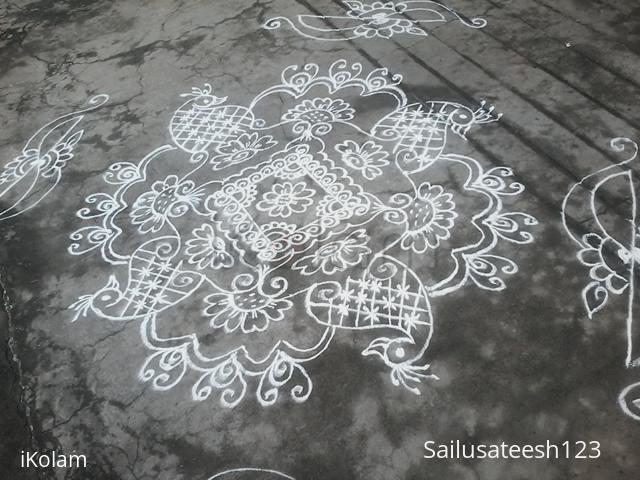 Rangoli: Freehand kolam