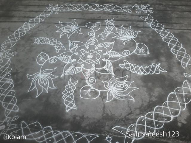 Rangoli: Daily freehand kolam