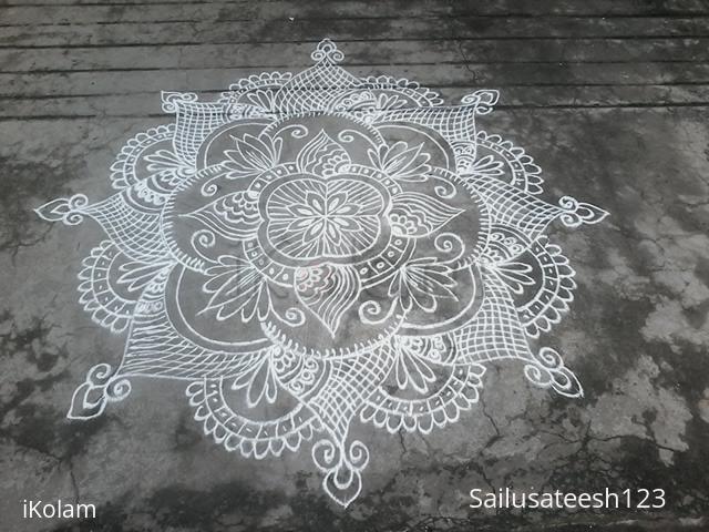 Rangoli: Free hand rangoli