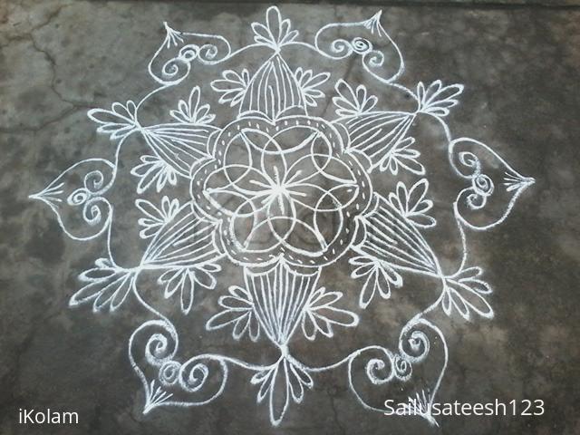 Rangoli: Daily freehand design..