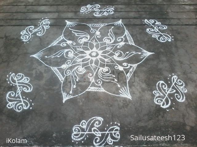 Rangoli: Daily simple rangoli