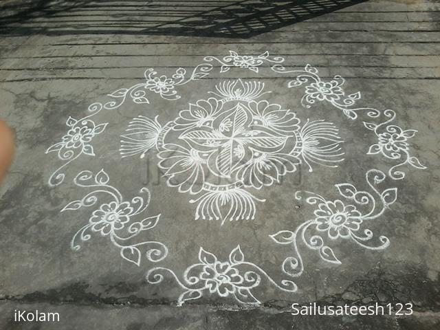 Rangoli: Daily freehand kolam