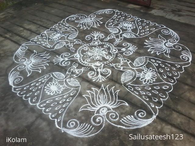 Rangoli: Navratri day 2..