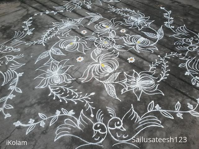 Rangoli: Navratri day 3..