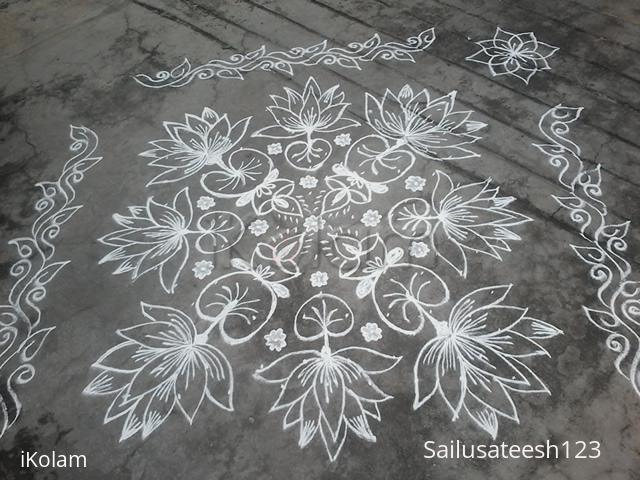 Rangoli: Navratri day 4..