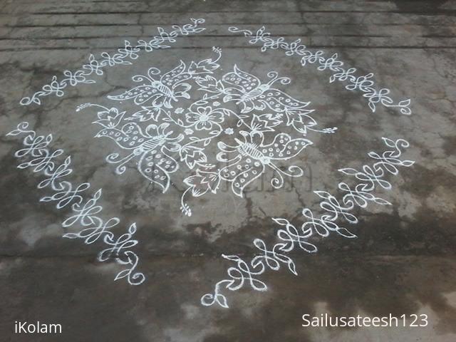 Rangoli: 7th day....