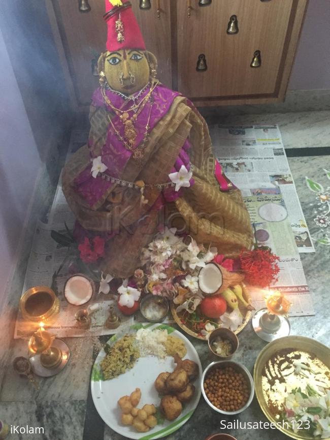 Rangoli: Varalakshmi vratam...