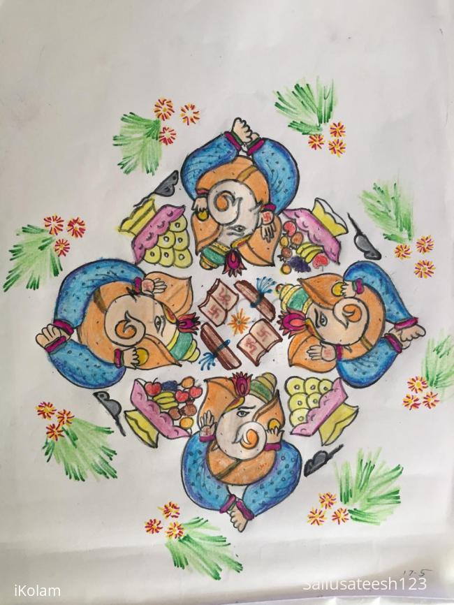 Rangoli: Vinayaka chavithi special.