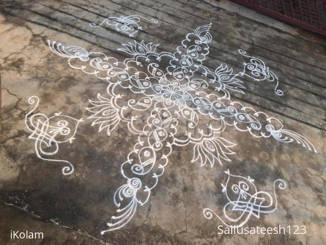 Rangoli: Navratri day 8th...