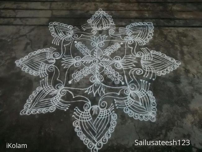 Rangoli: Friday freehand rangoli