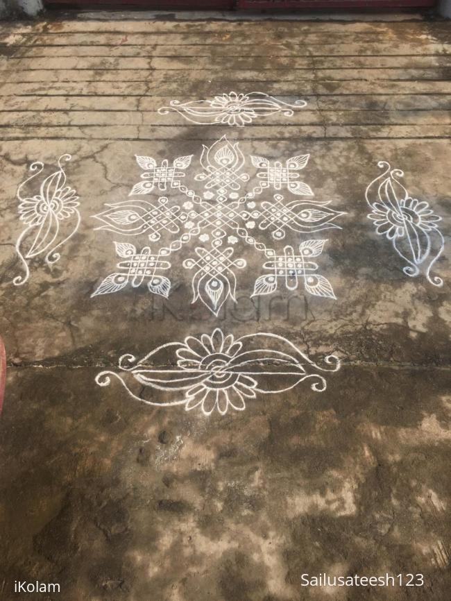 Rangoli: Chikku kolam....