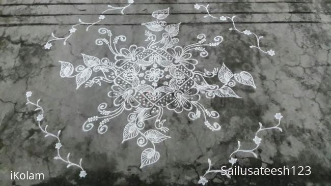 Rangoli: 1st Kartika somavaram ...